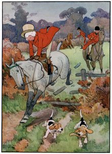 Tre Jolly Huntsmen av Frank Adams