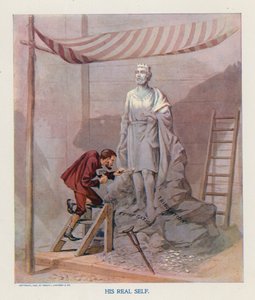 Hans virkelige jeg (fargelitografi) av Frank Beard