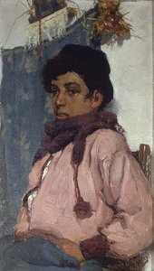 Den italienske fiskergutten av Frank Bramley