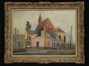 Kapellet i Notre Dame - Chartres, ca. 1938 av Frank Coombs