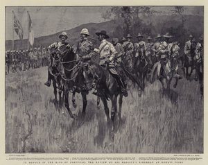 Til ære for kongen av Portugal, anmeldelsen på Hans Majestets fødselsdag på Komati Poort