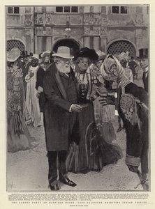Hagefesten på Hatfield House, Lord Salisbury tar imot indiske prinser