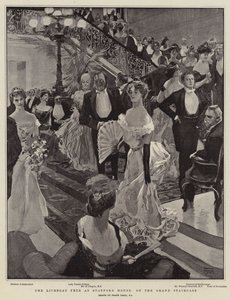 Redningsbåtfesten ved Stafford House på Grand Staircase av Frank Craig