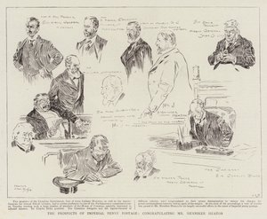 The Prospects of Imperial Penny Porto, gratulerer herr Henniker Heaton av Frank Craig