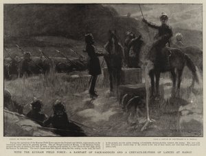 Med Kurram Field Force, en voll av pack-saler og en Chevaux-de-Frise av lanser ved Hangu