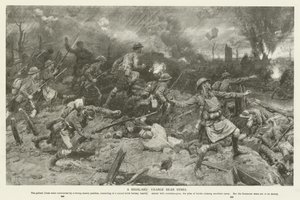 A Highland Charge nær Ypres, første verdenskrig