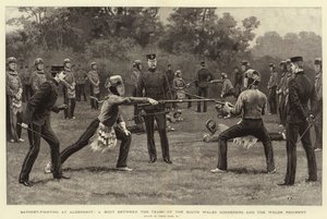 Bajonettkamp ved Aldershot, en kamp mellom lagene til South Wales Borderers og det walisiske regimentet
