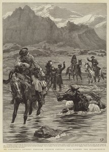 Dr Lansdells reise gjennom det kinesiske Sentral-Asia, forsert Muzart-Nin-Su