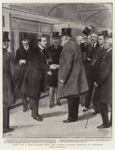 Hjem for en velfortjent hvile, Sir Alfred Milners ankomst til Waterloo