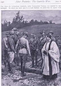 Hevnens ed, illustrasjon fra After Pretoria: The Guerilla War, 1902