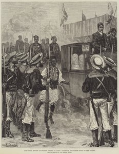 The Grand Review of British Troops at Cairo, Ladies of the Harem skal til Review