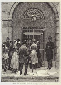 Venter på å se Prisoners, a Sketch at Kilmainham Jail, Dublin