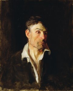 Portrait of a Man (Richard Creifelds), ca. 1876 (olje på lerret) av Frank Duveneck