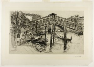 Rialto, Venezia av Frank Duveneck