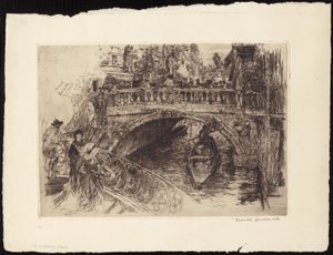 Den venetianske broen av Frank Duveneck