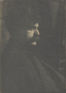 Portrett av Alfred Stieglitz, ca. 1899. av Frank Eugene