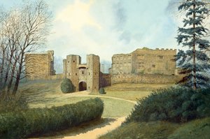 Berry Pomeroy Castle, 1400-tallet, c1990-2010