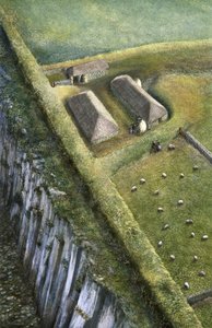 Hadrians mur: Sewingshields Wall, c2nd century, c1990-2010