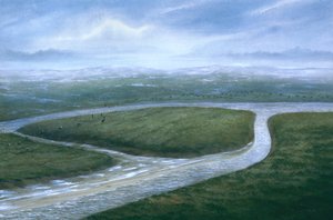 Valley of the River Colne, Sør-England, 8000 f.Kr