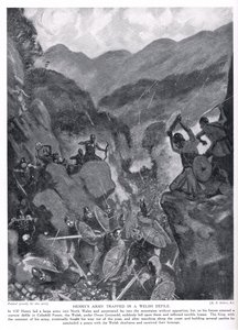 Henrys hær fanget i en walisisk uren, 1920-tallet