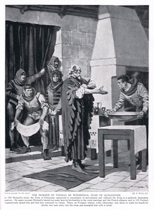 Drapet på Thomas Woodstock, hertugen av Gloucester AD1336, 1920-tallet