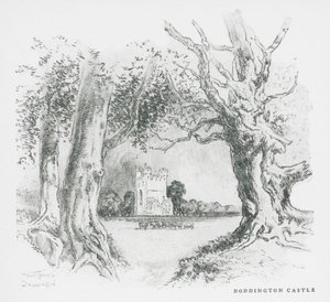 Doddington slott (lito) av Frank Greenwood