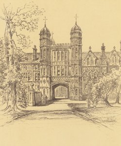 Rossall skole (lito) av Frank Greenwood