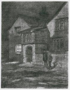 Spensers hus, Hurstwood (litografi) av Frank Greenwood