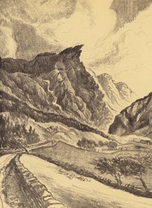Cliviger-juvet (lito) av Frank Greenwood