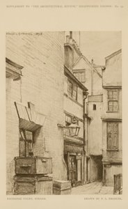 Exchange Court on the Strand (gravering)