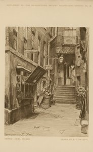 George Court on the Strand (gravering)