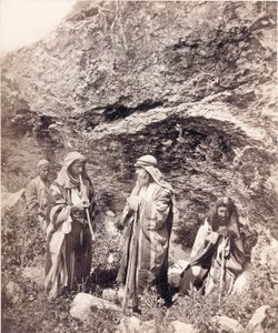 Bønder fra området Jerusalem, ca. 1866-67