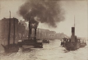 Uten tittel havnescene, ca. 1880. av Frank Meadow Sutcliffe