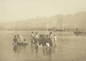 Water Rats, 1886, trykt juli 1991. av Frank Meadow Sutcliffe