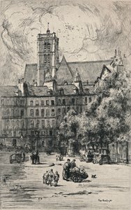 Place Baudoyer, 1915 av Frank Milton Armington