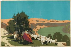 The Jordan Valley, fra serien 'Buy Jaffa Oranges' (farge litho)