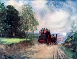 'On the Rochester Coach', c1920