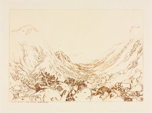 Ben Arthur, Skottland, 1884.