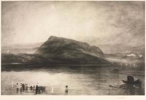 Rigi-fjellet ved daggry, 1910.