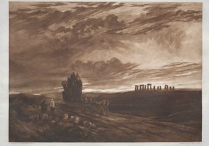 Stonehenge ved Daybreak av Frank Short
