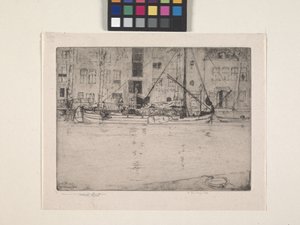 Lossing av torv, Dort (etsing) av Frank Short