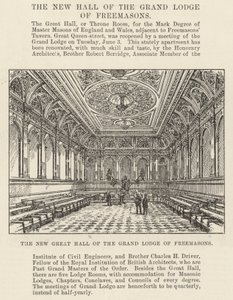 The New Great Hall of the Grand Lodge of Freemasons av Frank Watkins