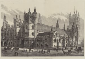 De foreslåtte restaureringene av Westminster Hall av Frank Watkins