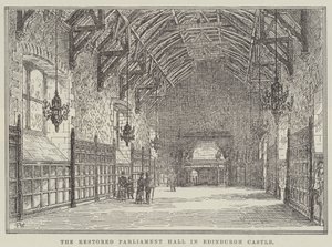 Den restaurerte parlamentssalen i Edinburgh Castle av Frank Watkins