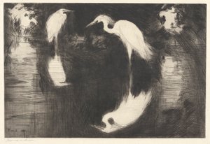 Dark Pool P. 189 Pub.St. av Frank Weston Benson