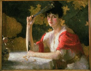 Rødt og gull av Frank Weston Benson