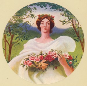 De fire årstidene: Sommer (fargelitografi) av Frank Weston Benson