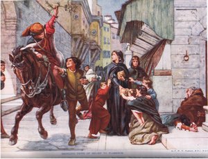 Bringing News of Relief til Firenze, illustrasjon fra 