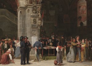 Tegning for militærtjeneste - moderne Italia