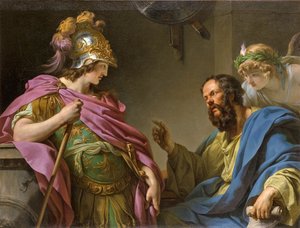 Alkibiades ble undervist av Sokrates, 1776